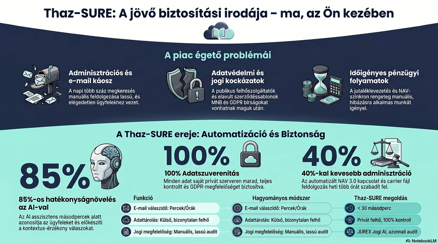Thaz-SURE infografika – automatizáció és biztonság